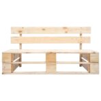 Outdoor-Bank Paletten Holz – Bild 2