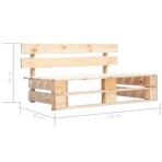 Outdoor-Bank Paletten Holz – Bild 5