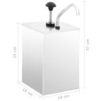 Saucenspender Edelstahl 3,5 L – Bild 8