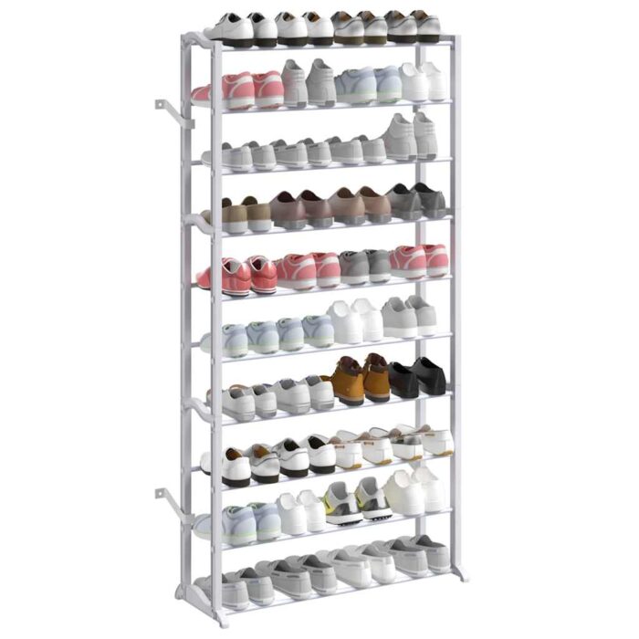 Schuhregal für 40 Paar Schuhe Schuhschrank 140cm – Bild 3