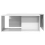 Kaffeetisch Set 2 pcs Weiss Holzwerkstoff – Bild 8