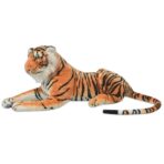 Tiger Kuscheltier Plüsch Braun XXL – Bild 2