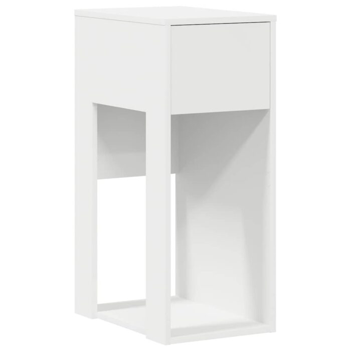 Computerschrank mit Schublade Weiss 30x44x74 cm – Bild 2