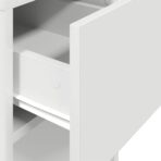 Computerschrank mit Schublade Weiss 30x44x74 cm – Bild 8