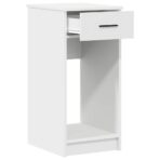 Computerschrank mit Schublade Weiss 35x45x77 cm – Bild 4