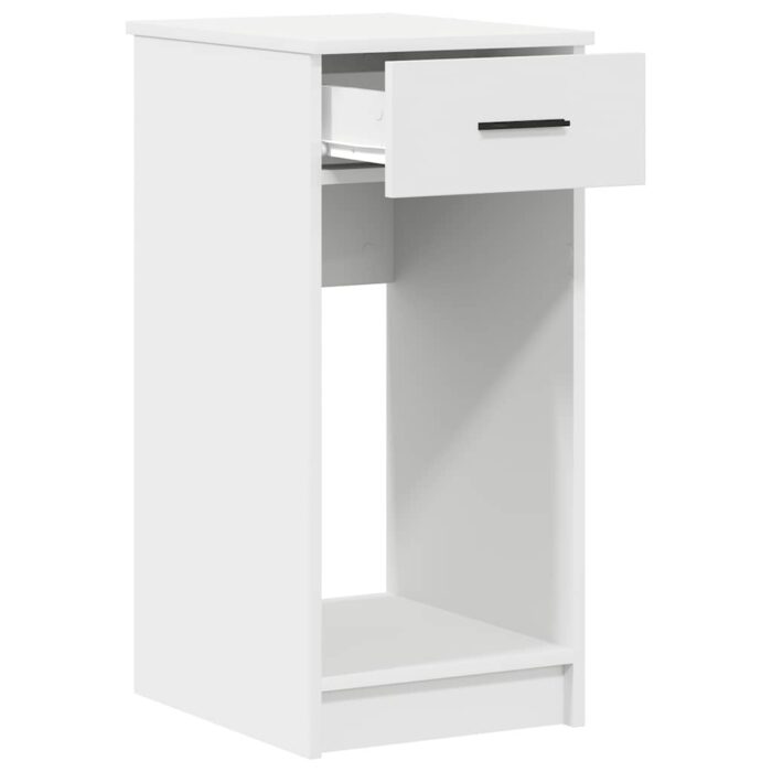 Computerschrank mit Schublade Weiss 35x45x77 cm – Bild 4
