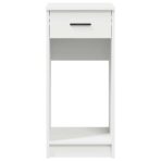Computerschrank mit Schublade Weiss 35x45x77 cm – Bild 5