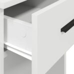 Computerschrank mit Schublade Weiss 35x45x77 cm – Bild 8
