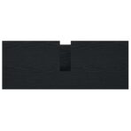 Waschbeckenunterschrank mit Schubladen Schwarz Eichen-Optik – Bild 9