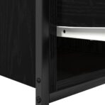 Waschbeckenunterschrank mit Schubladen Schwarz Eichen-Optik – Bild 12