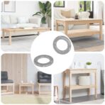 Unterlegscheiben 2 pcs Silber 10 x 10 x 0,8 mm Eisen