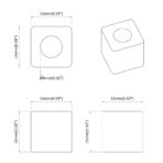 Schubladenhalter 2 pcs Schwarz 15 x 15 x 15mm PP Copolymer – Bild 6