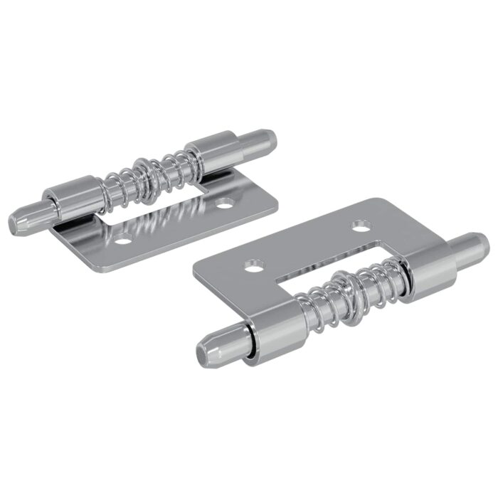 Riegel 2 pcs Silber 46 x 17 x 1,2 mm Stahl – Bild 2