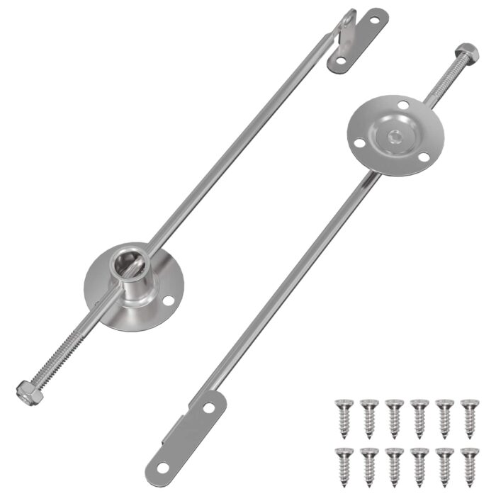 Gasdämpfer 2 pcs Silber 190 mm Eisen – Bild 2