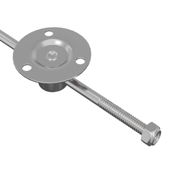 Gasdämpfer 2 pcs Silber 190 mm Eisen – Bild 7