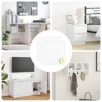 Sticker 2 pcs Weiss Ø 20 x 0,5 mm Papier