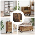 Selbstklebende Schraubenabdeckung 2 pcs Altholz Ø 20 x 0,5 mm