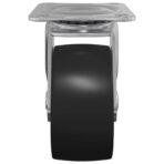 Drehrolle 2 pcs Silber 60 x 60 x 50 mm Eisen und Nylon – Bild 5