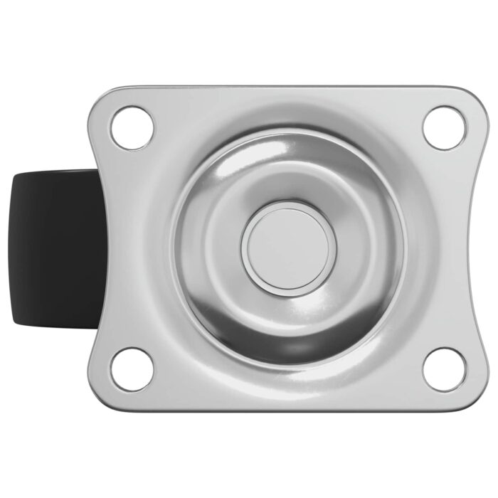 Drehrolle 2 pcs Silber 60 x 60 x 50 mm Eisen und Nylon – Bild 7