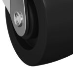 Drehrolle 2 pcs Silber 60 x 60 x 50 mm Eisen und Nylon – Bild 8