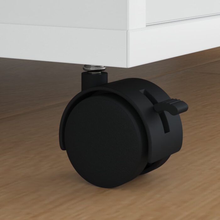 Rolle 2 pcs Schwarz 39,5 x 39,5 x 37,8 mm – Bild 3