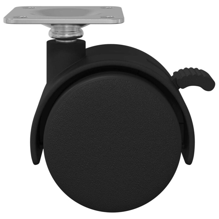 Rolle 2 pcs Schwarz 39,5 x 39,5 x 37,8 mm – Bild 4