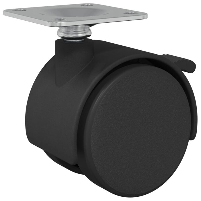 Rolle 2 pcs Schwarz 39,5 x 39,5 x 37,8 mm – Bild 6