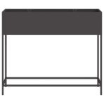 Hochbeet Gartenpflanzer Schwarz 100 x 26 x 82 cm Stahl – Bild 5