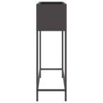 Hochbeet Gartenpflanzer Schwarz 100 x 26 x 82 cm Stahl – Bild 6