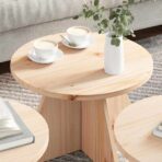 Couchtisch 3 pcs Natur – Bild 4