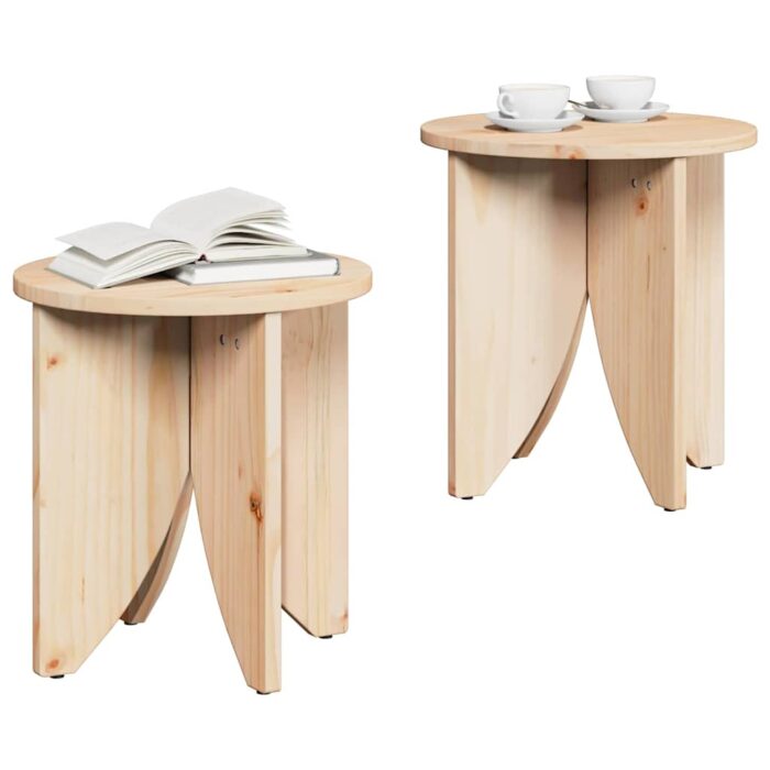Couchtisch 2 pcs Natur – Bild 3