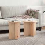 Couchtisch 2 pcs Natur
