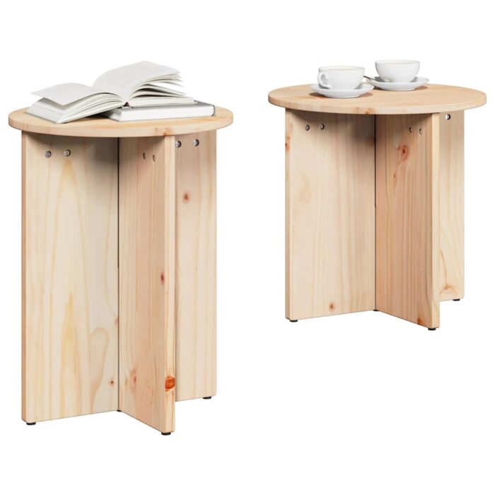 Couchtisch 2 pcs Natur – Bild 3