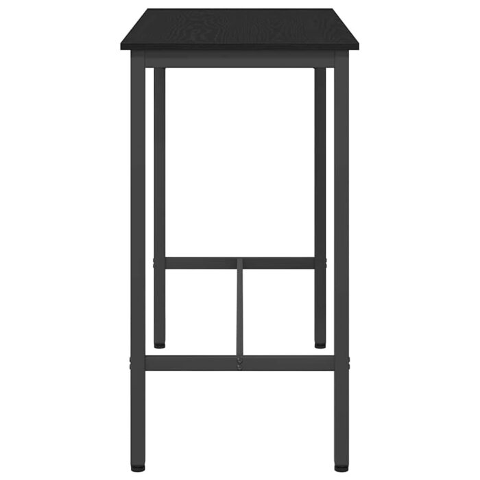 Tisch Schwarz Eichen-Optik 100 x 50 x 90,5 cm – Bild 6