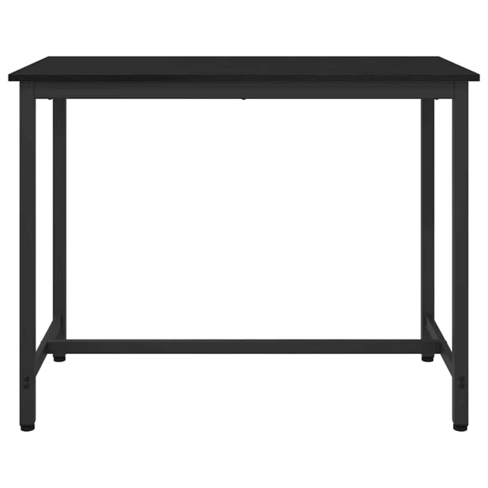 Tisch Schwarz Eichen-Optik 100 x 50 x 76,5 cm – Bild 3