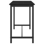 Tisch Schwarz Eichen-Optik 100 x 50 x 76,5 cm – Bild 4