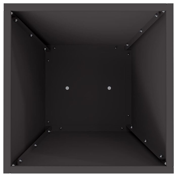 Säulen Pflanzer Schwarz 35 x 35 x 73 cm – Bild 6
