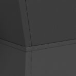 Säulen Pflanzer Schwarz 35 x 35 x 73 cm – Bild 8