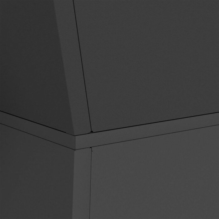 Säulen Pflanzer Schwarz 35 x 35 x 73 cm – Bild 8