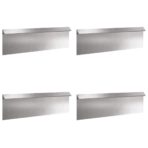 Schneckenzauns 8 pcs Silber Edelstahl – Bild 4