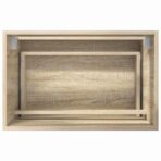 Badezimmermöbel-Set mit Schubladen Sonoma-Eiche Holzwerkstoff – Bild 11