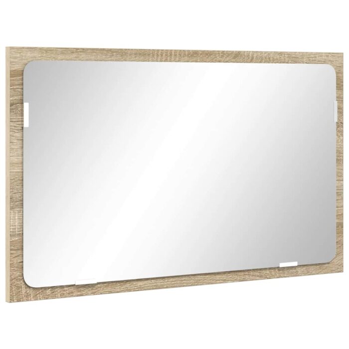 Badezimmermöbel-Set mit Schubladen Sonoma-Eiche Holzwerkstoff – Bild 6