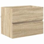 Badezimmermöbel-Set mit Schubladen Sonoma-Eiche Holzwerkstoff – Bild 7