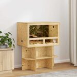 Terrarium Braun 80 x 50 x 50 cm OSB