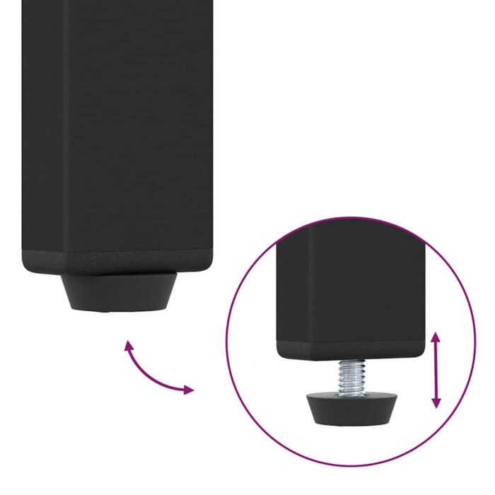 Bücherregal Schwarz Eichen-Optik 40 x 29,5 x 81 cm – Bild 9