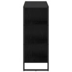 Seitenschrank Schwarz Eichen-Optik 96,5 x 30 x 75 cm – Bild 7