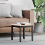 Couchtisch Natur 40 x 40 x 36 cm Massives Kiefernholz