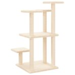 Kratzbaum mit Liegeflächen Creme 98,5 cm – Bild 6