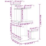 Kratzbaum mit Liegeflächen Creme 98,5 cm – Bild 8