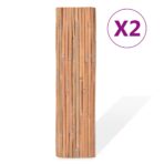 Bambuszäune 2 Stk. 100x400 cm – Bild 2